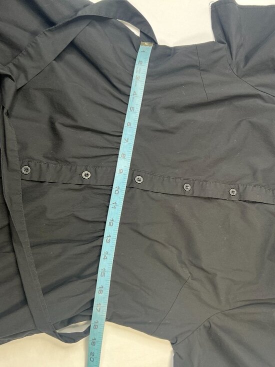 Disturbia Tempora Embroidered Midi Shirt Dress Skeleton Hand Belted Black US 12 - Picture 11 of 16